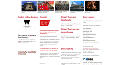 Desktop Screenshot of kulturkarte-wuppertal.de